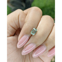 1.11 Ct. Green Sapphire from Africa Life Style
