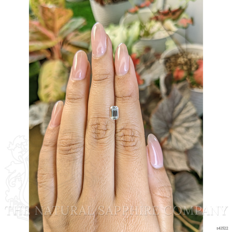 1.04 Ct. White Sapphire from Ceylon (Sri Lanka)