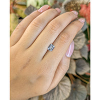 1.20 Ct. White Sapphire from Ceylon (Sri Lanka) Life Style
