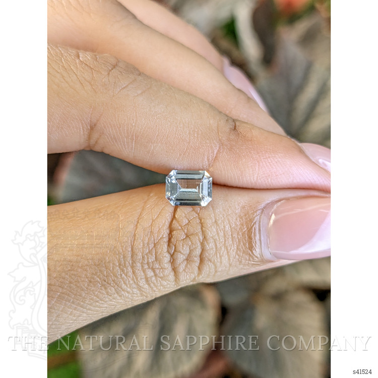 1.20 Ct. White Sapphire from Ceylon (Sri Lanka)