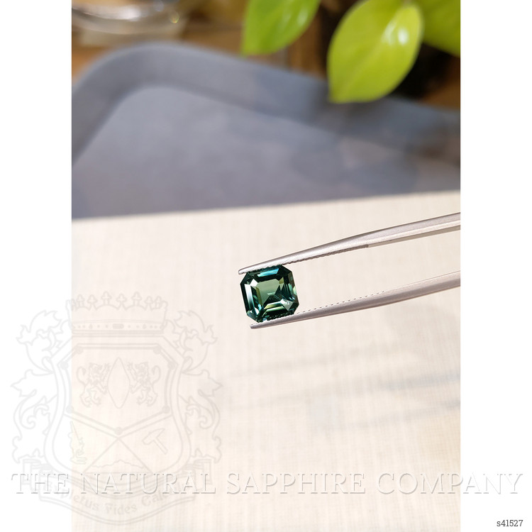 3.56 Ct. Bluish Green Sapphire from Ceylon (Sri Lanka)