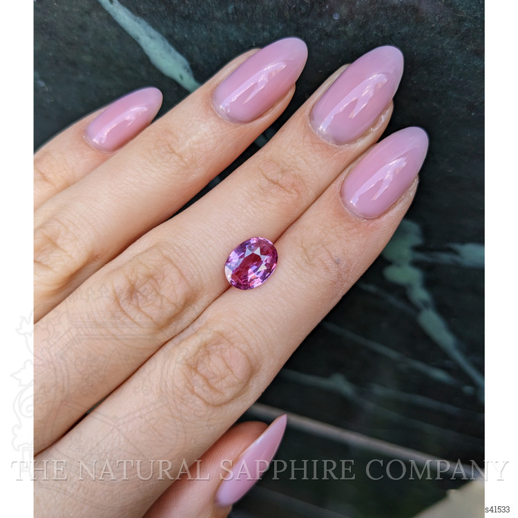 3.02 Ct. Purplish Pink Sapphire from Ceylon (Sri Lanka)
