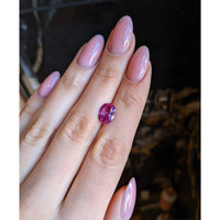 3.02 Ct. Purplish Pink Sapphire from Ceylon (Sri Lanka) Life Style