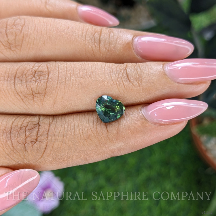 2.03 Ct. Bluish Green Sapphire from Madagascar