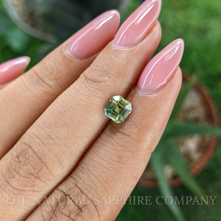 1.24 Ct. Yellowish Green Sapphire from Madagascar