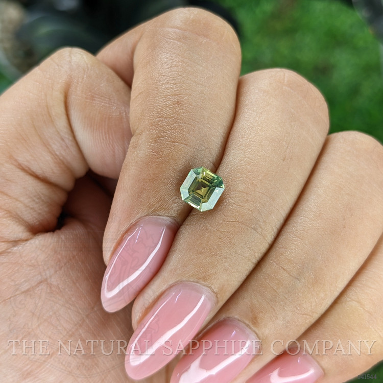 1.24 Ct. Yellowish Green Sapphire from Madagascar