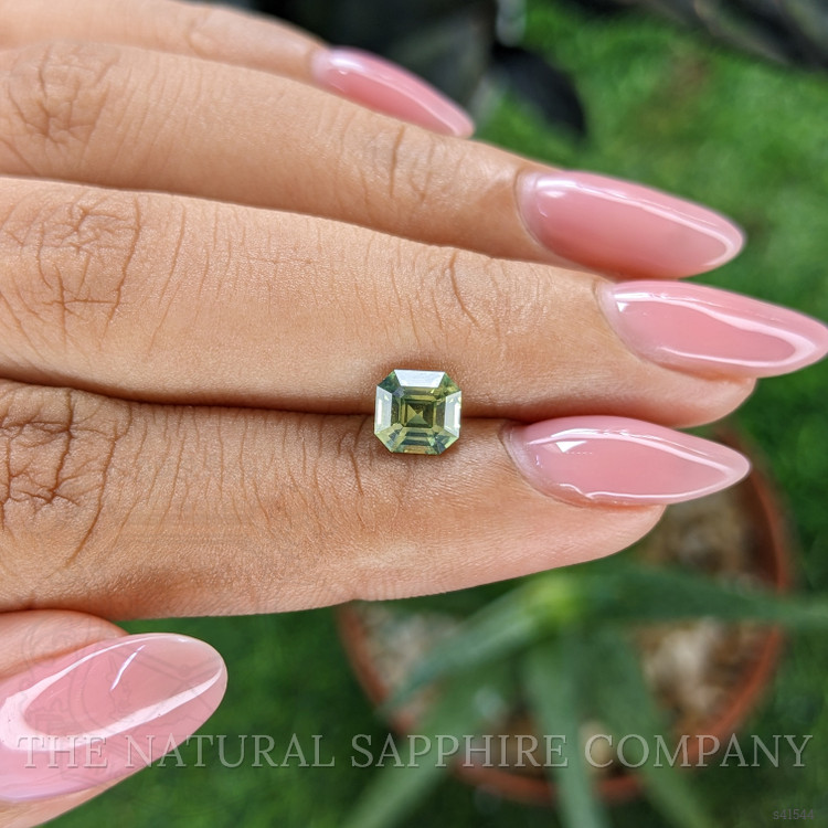 1.24 Ct. Yellowish Green Sapphire from Madagascar
