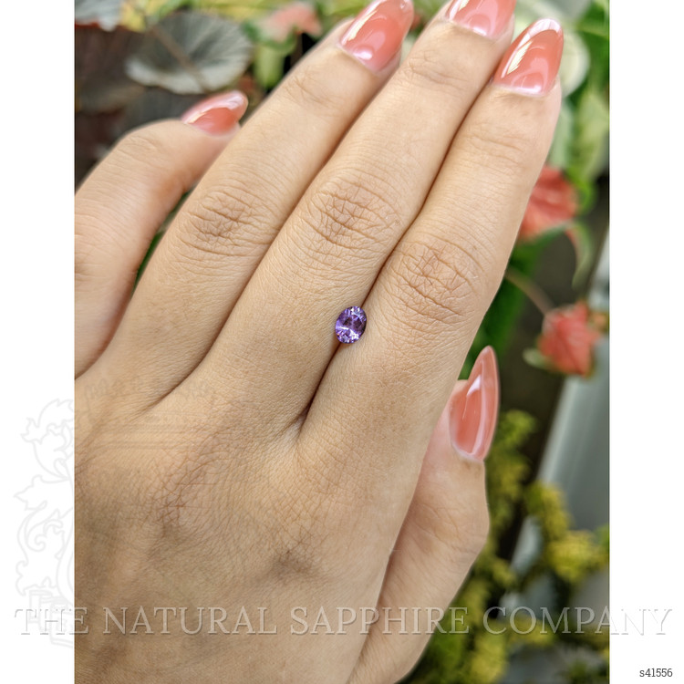 0.51 Ct. Pinkish Purple Sapphire from Ceylon (Sri Lanka)