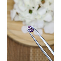 0.51 Ct. Pinkish Purple Sapphire from Ceylon (Sri Lanka) Life Style