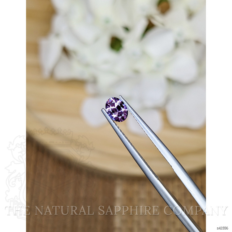 0.51 Ct. Pinkish Purple Sapphire from Ceylon (Sri Lanka)