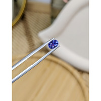 0.65 Ct. Purplish Blue Sapphire from Ceylon (Sri Lanka) Life Style