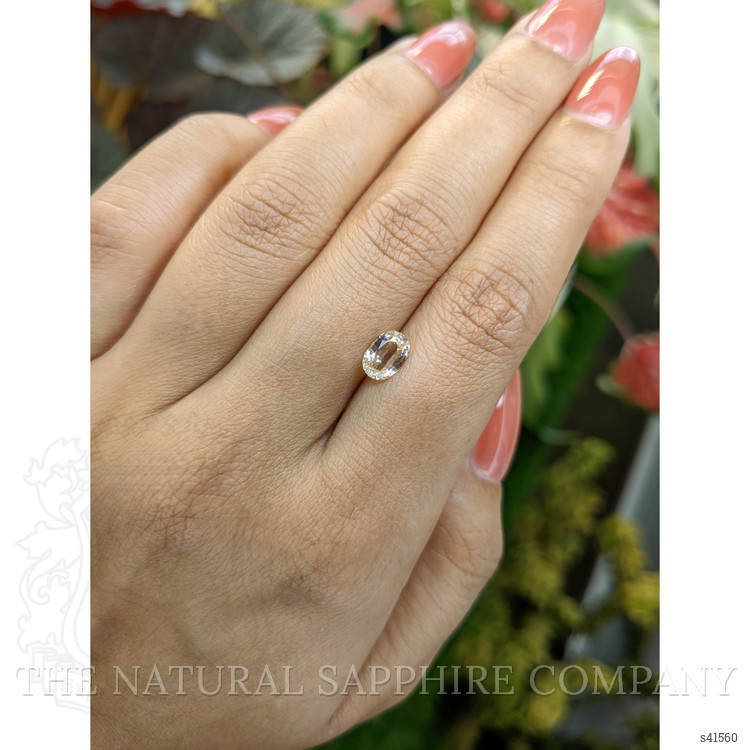 1.18 Ct. Peach Sapphire from Ceylon (Sri Lanka)