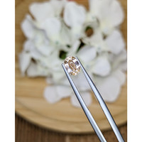 1.18 Ct. Peach Sapphire from Ceylon (Sri Lanka) Life Style