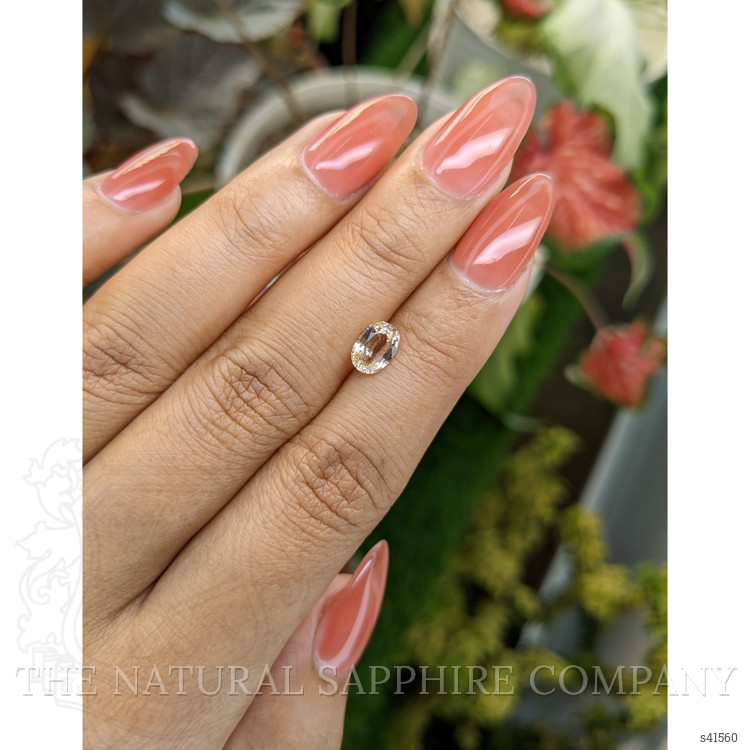 1.18 Ct. Peach Sapphire from Ceylon (Sri Lanka)