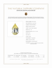 1.22 Ct. Yellow Sapphire from Ceylon (Sri Lanka) Scan Report