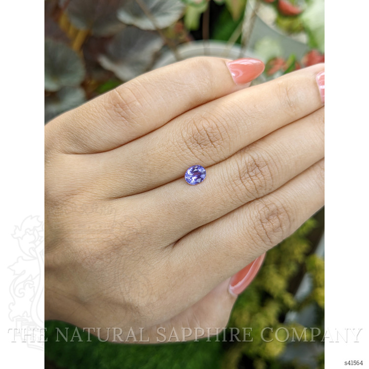 0.72 Ct. Purple Sapphire from Ceylon (Sri Lanka)
