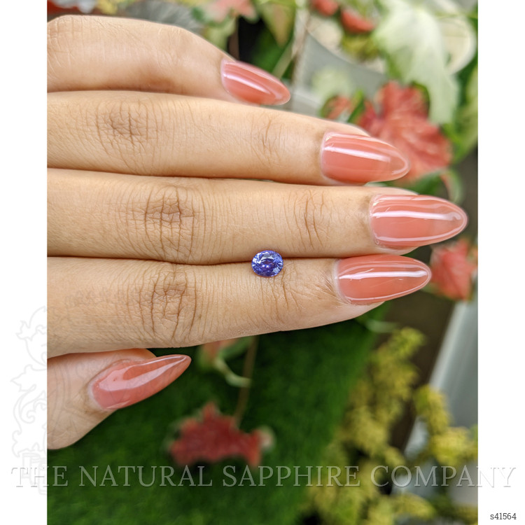 0.72 Ct. Purple Sapphire from Ceylon (Sri Lanka)