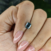 1.24 Ct. Bluish Green Sapphire from Australia Life Style