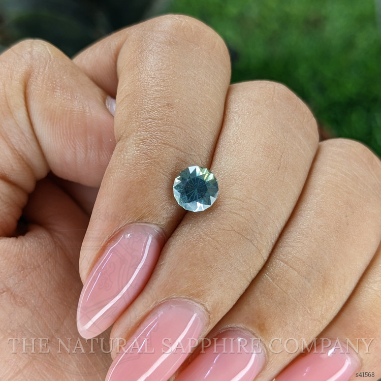 1.08 Ct. Bluish Green Sapphire from Montana