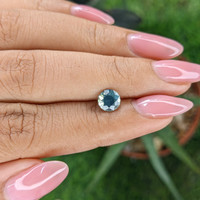 1.08 Ct. Bluish Green Sapphire from Montana Life Style