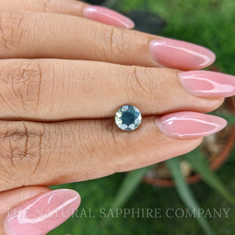 1.08 Ct. Bluish Green Sapphire from Montana
