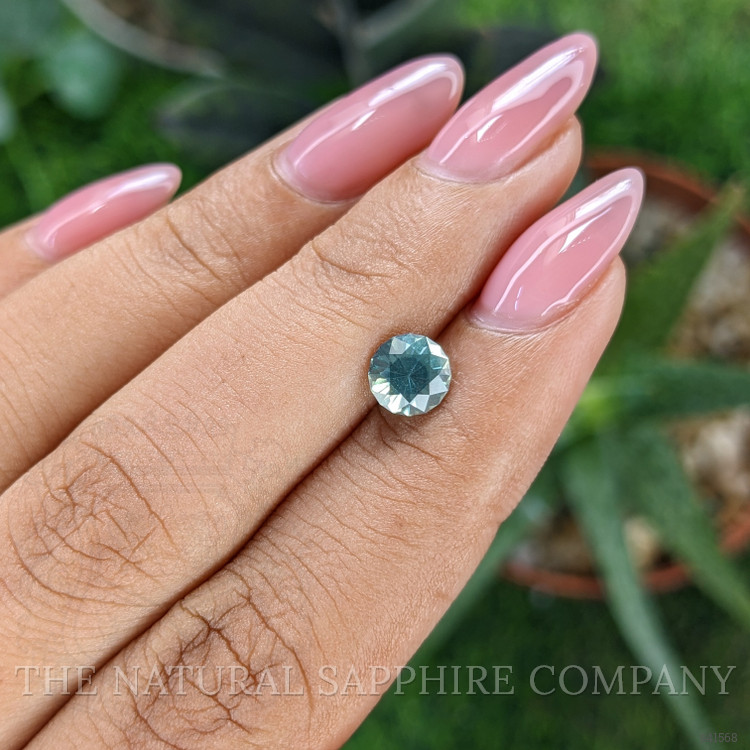 1.08 Ct. Bluish Green Sapphire from Montana