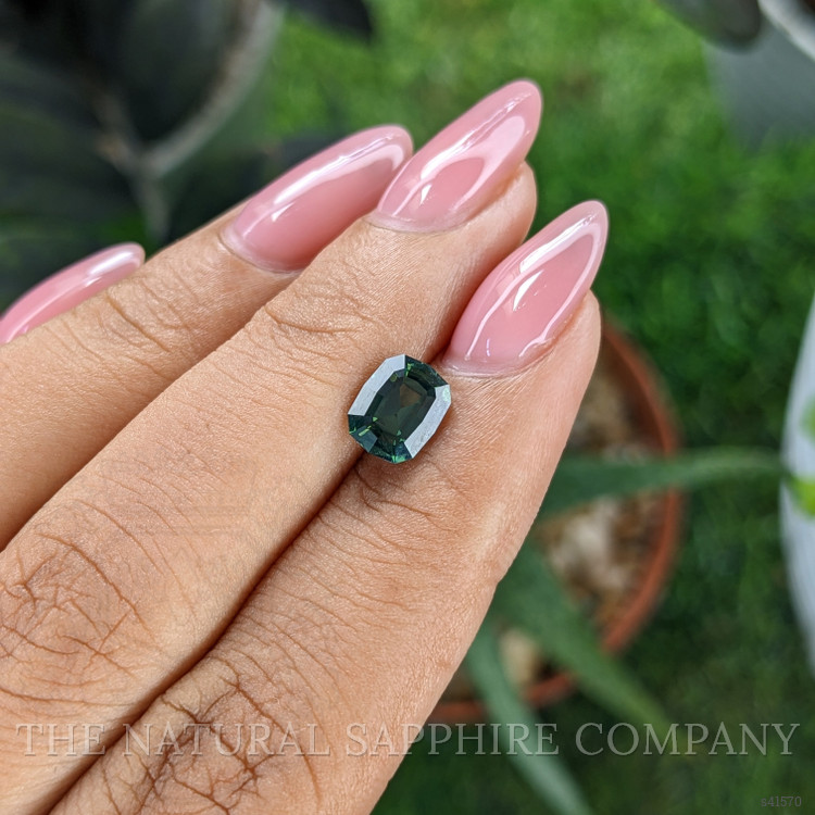 1.53 Ct. Bluish Green Sapphire from Madagascar