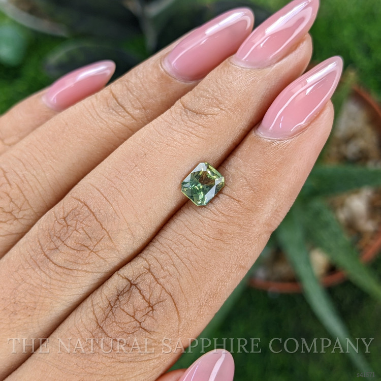 1.00 Ct. Yellowish Green Sapphire from Madagascar