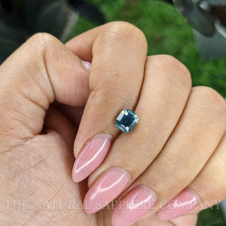 1.26 Ct. Bluish Green Sapphire from Madagascar