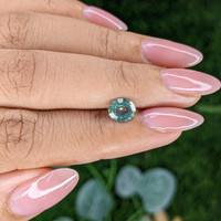1.05 Ct. Bluish Green Sapphire from Montana Life Style