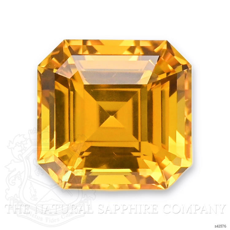 2.06 Ct. Yellowish Orange Sapphire from Ceylon (Sri Lanka)