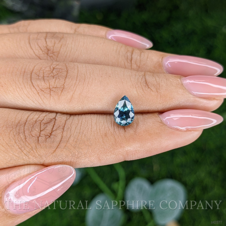 1.52 Ct. Greenish Blue Sapphire from Montana