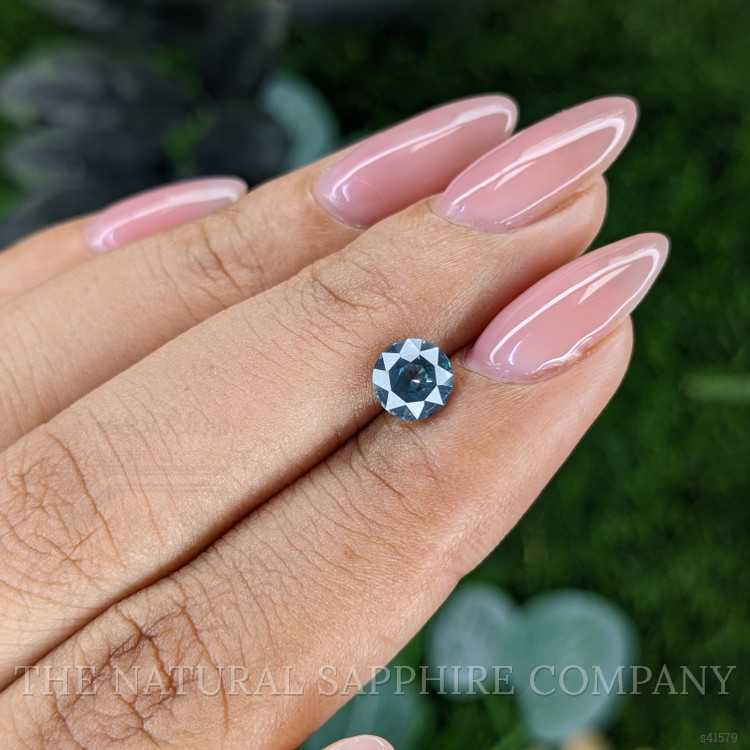 1.02 Ct. Greenish Blue Sapphire from Montana