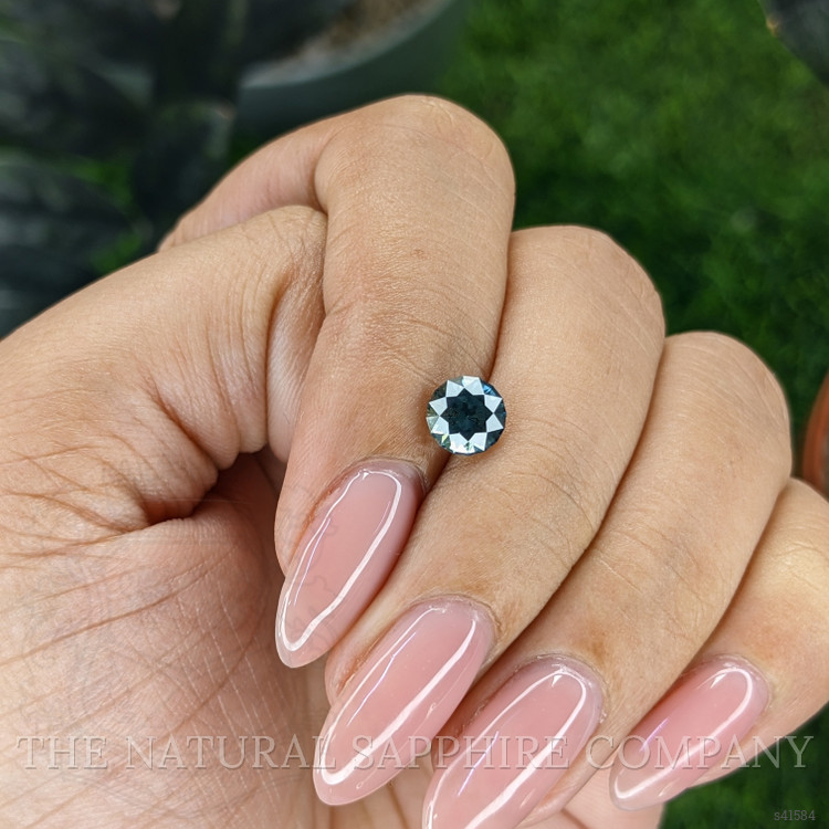 1.17 Ct. Greenish Blue Sapphire from Montana