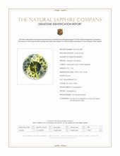 1.24 Ct. Bi Color / Parti Sapphire from Madagascar Scan Report