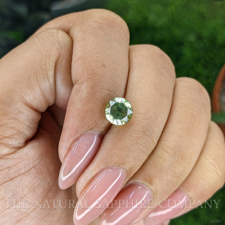 2.18 Ct. Yellowish Green Sapphire from Madagascar