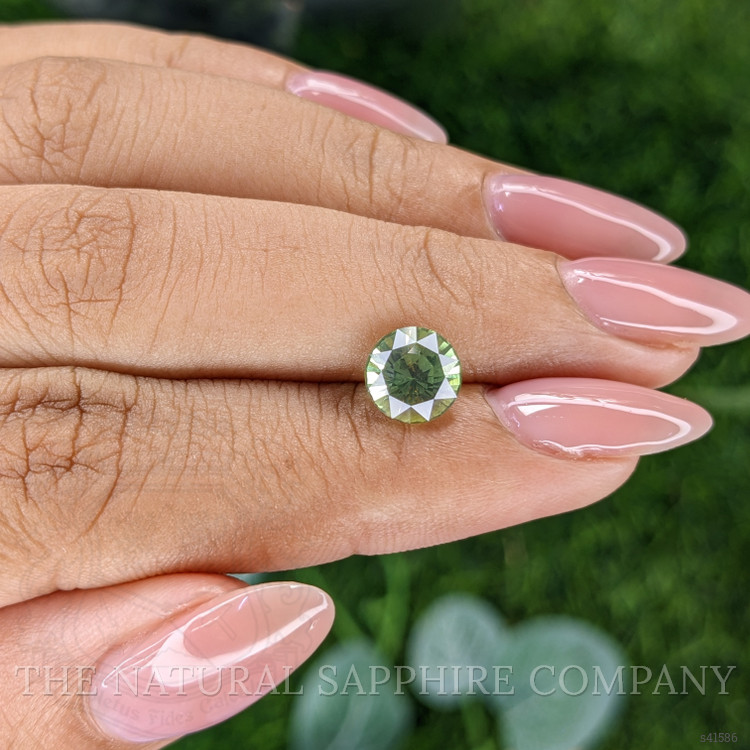 2.18 Ct. Yellowish Green Sapphire from Madagascar