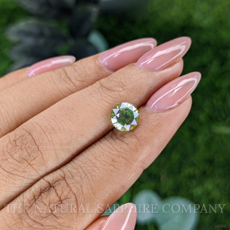 2.18 Ct. Yellowish Green Sapphire from Madagascar