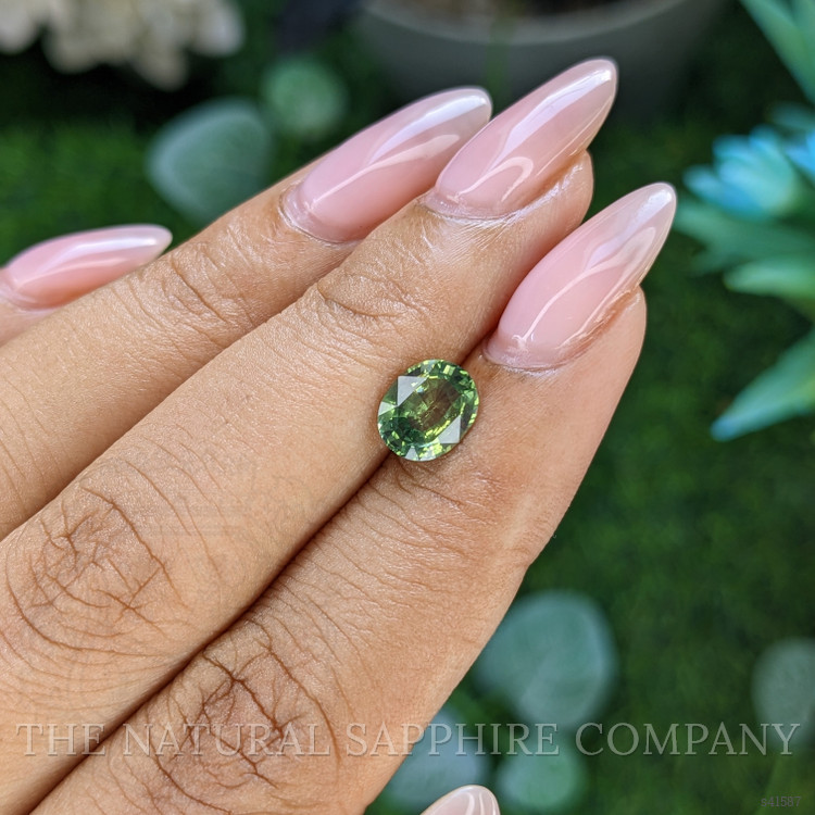 1.49 Ct. Yellowish Green Sapphire from Madagascar