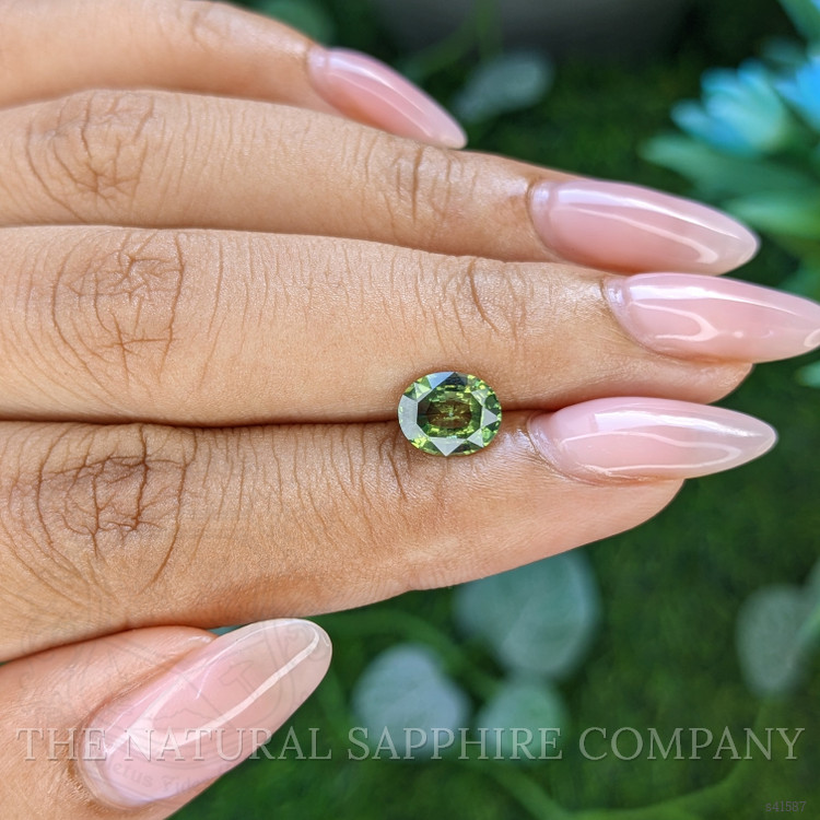 1.49 Ct. Yellowish Green Sapphire from Madagascar