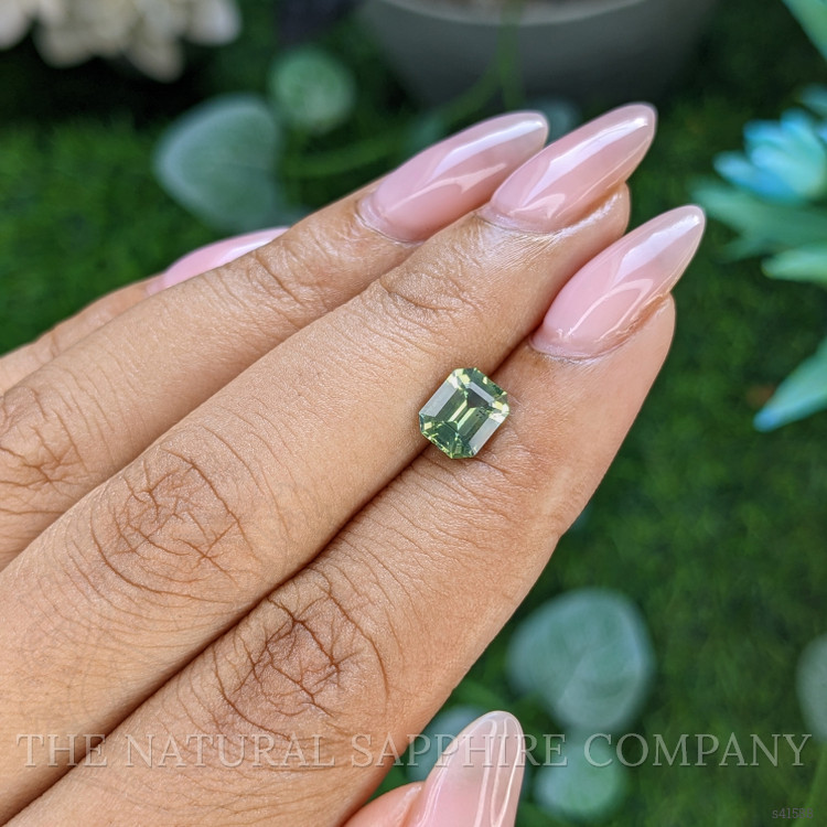 1.36 Ct. Yellowish Green Sapphire from Madagascar