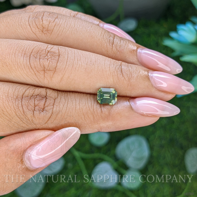 1.36 Ct. Yellowish Green Sapphire from Madagascar