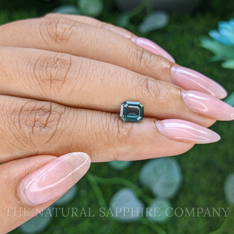 1.09 Ct. Bluish Green Sapphire from Madagascar