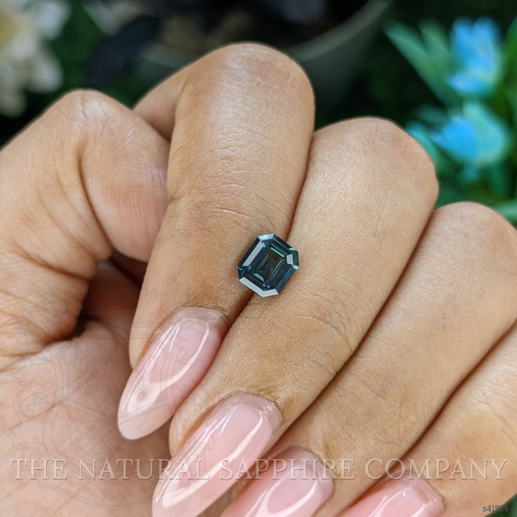 1.09 Ct. Bluish Green Sapphire from Madagascar