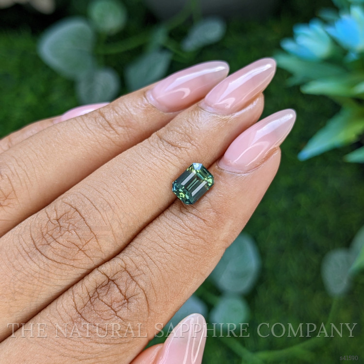 1.75 Ct. Bluish Green Sapphire from Madagascar