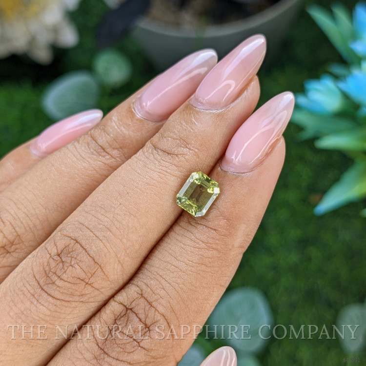 1.66 Ct. Green Sapphire from Madagascar