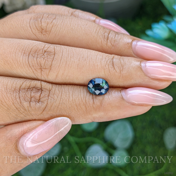 1.51 Ct. Greenish Blue Sapphire from Madagascar