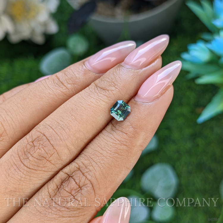 1.03 Ct. Bluish Green Sapphire from Madagascar