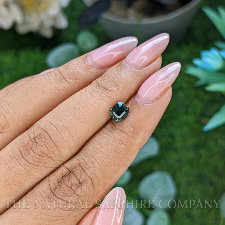 1.14 Ct. Bluish Green Sapphire from Madagascar