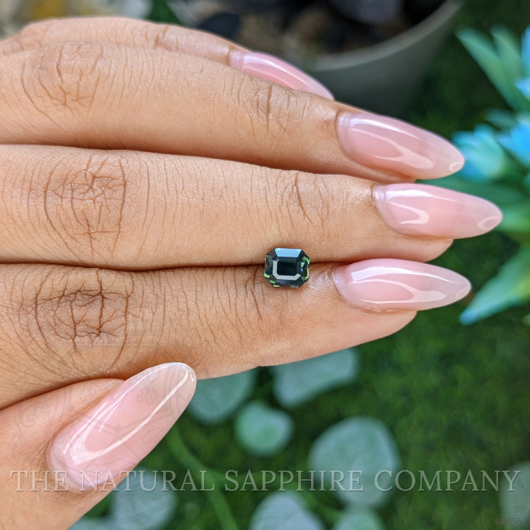 1.14 Ct. Bluish Green Sapphire from Madagascar